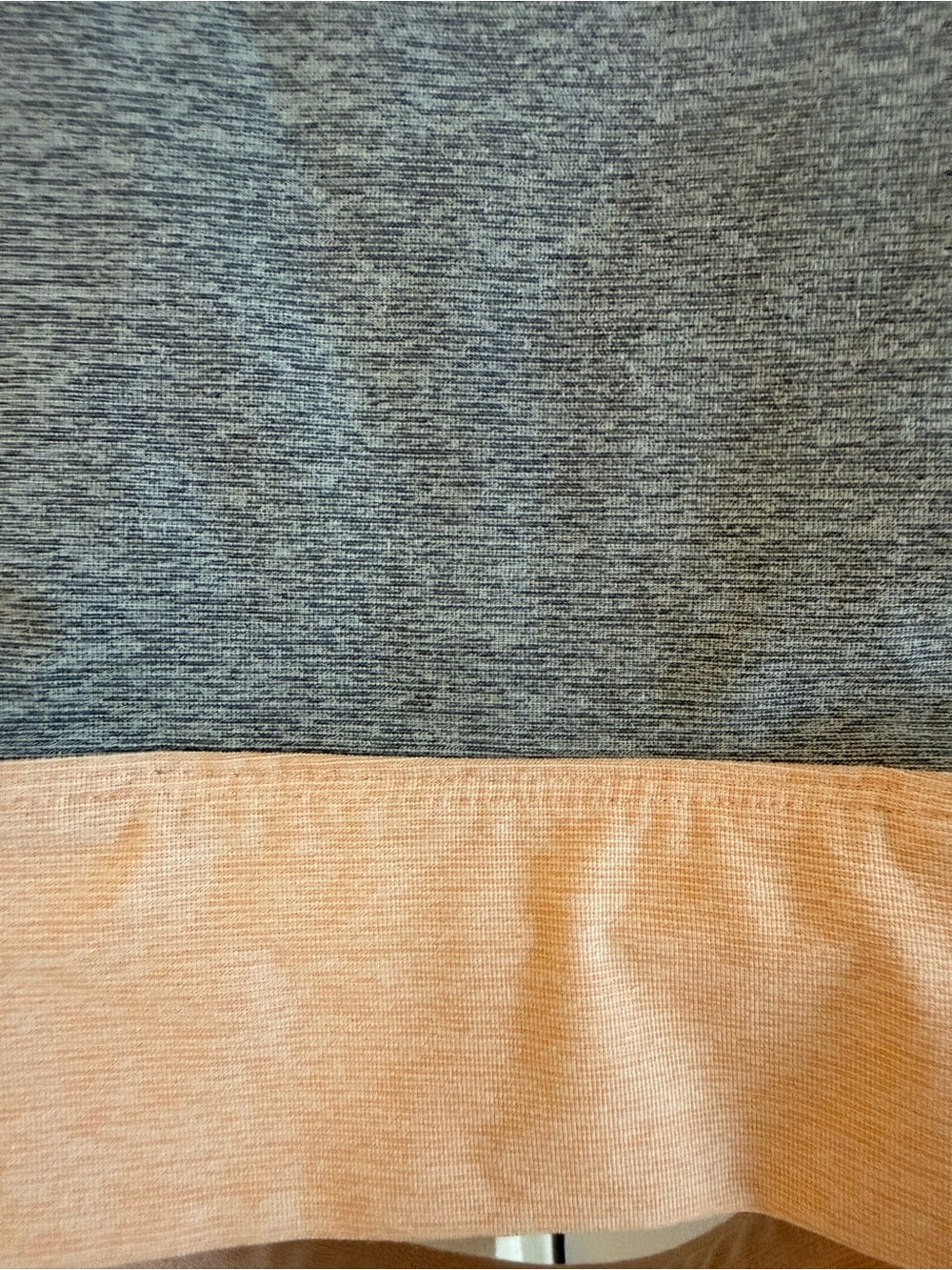 Outdoor Voices Tri-Tone Slashback Tank Workout Yoga Top Blue/Gray/Peach S NWOT - Picture 3 of 8